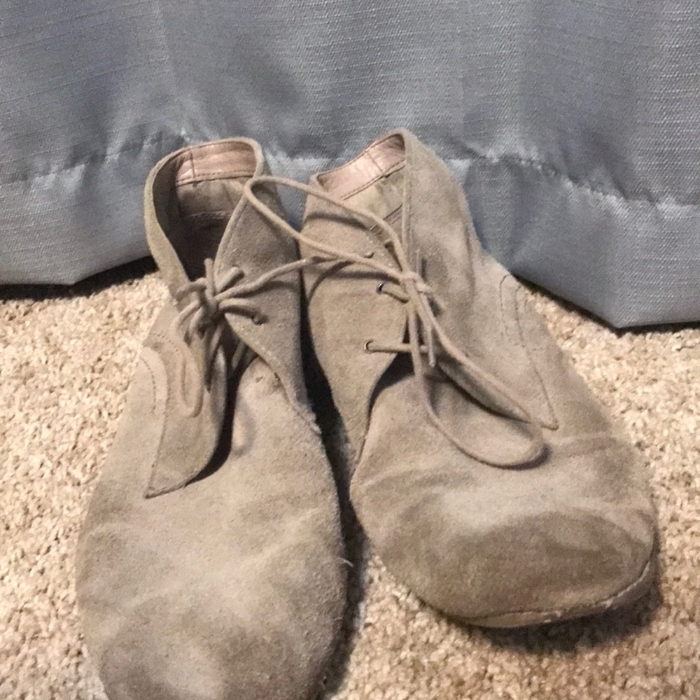 Tan booties